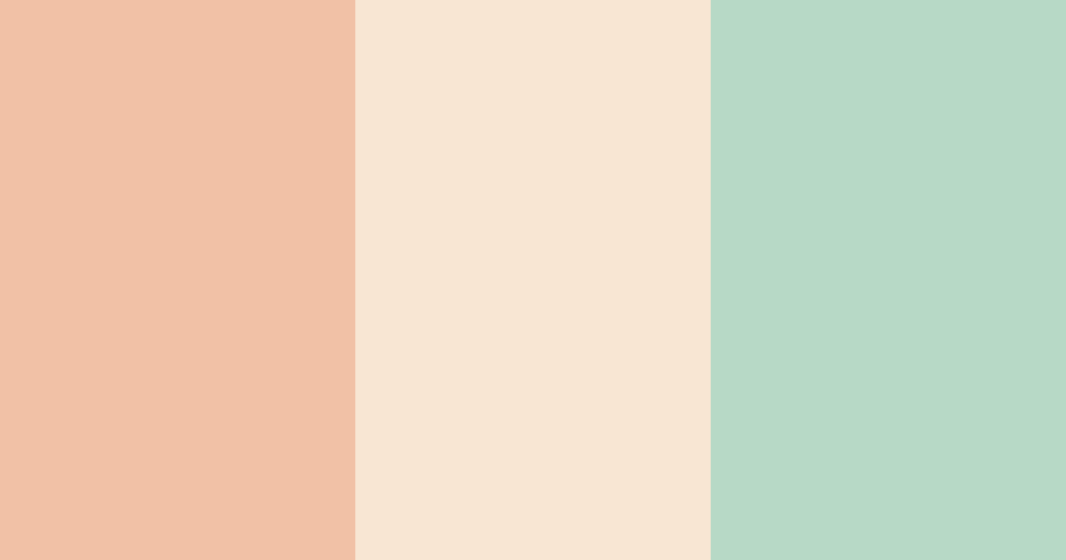 Download peachy serenity color palette PNG image (landscape)
