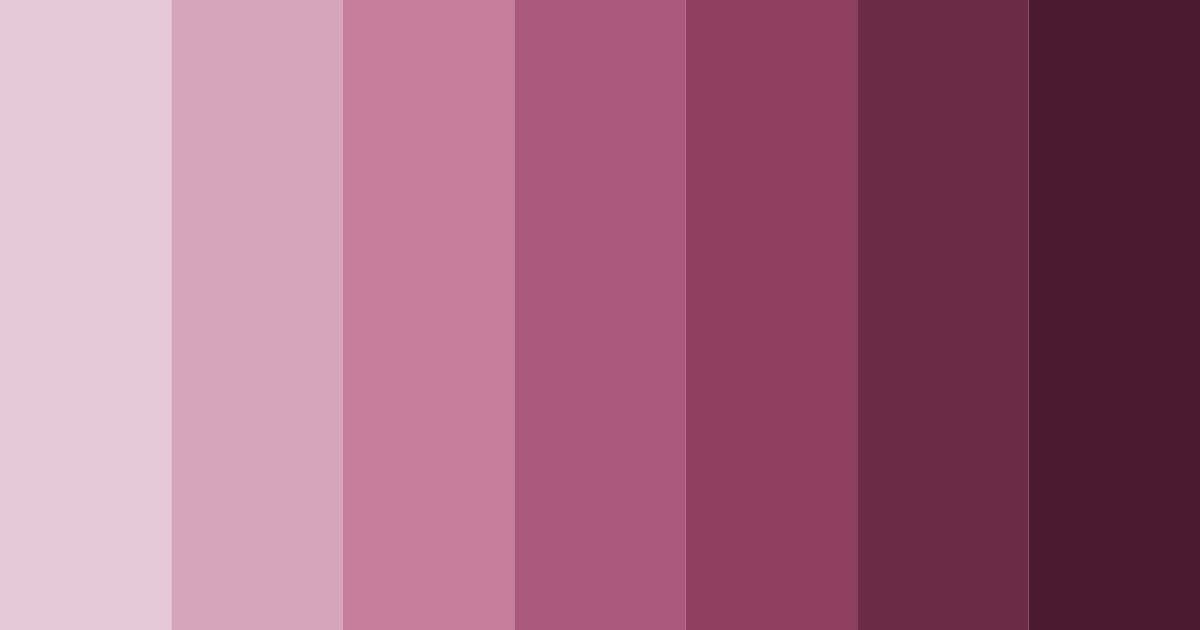 Download dreamy dusk color palette PNG image (landscape)