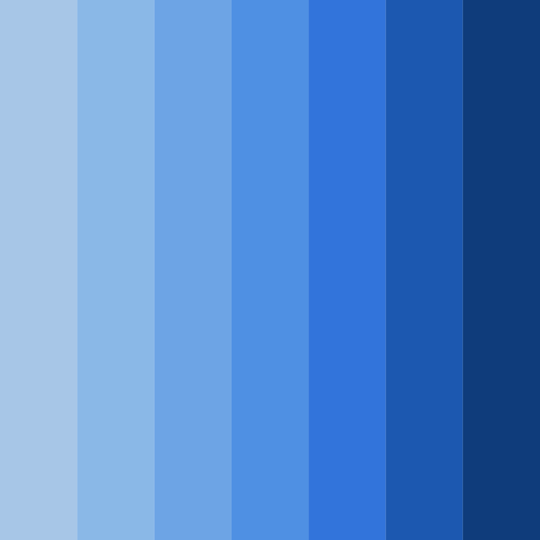 Download skyward blues color palette PNG image (square)