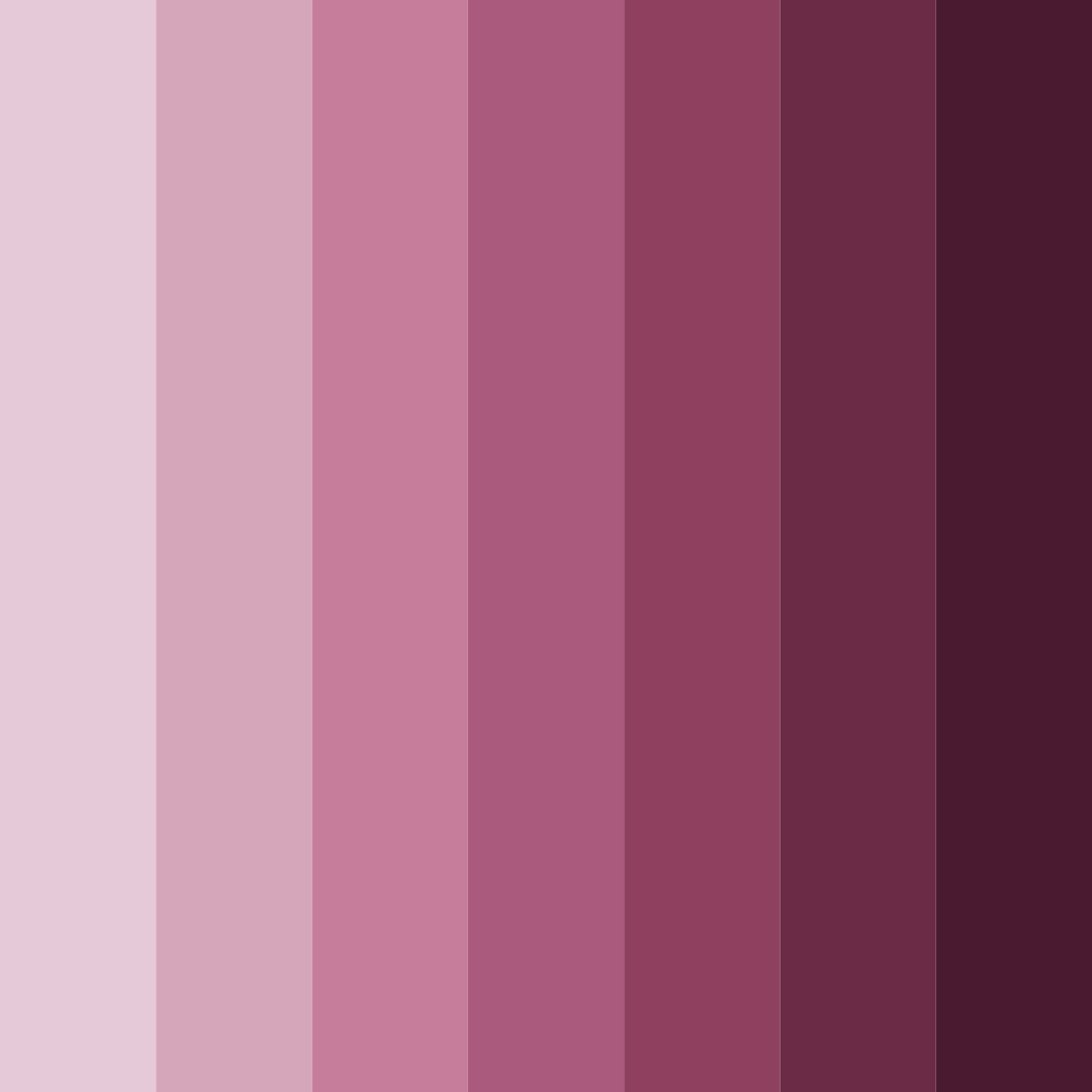 Download dreamy dusk color palette PNG image (square)