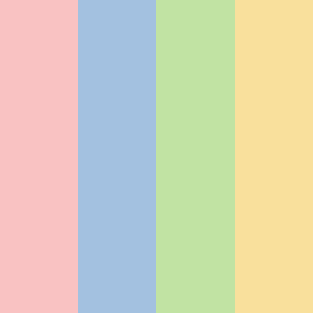 Download colorful rainbow color palette PNG image (square)
