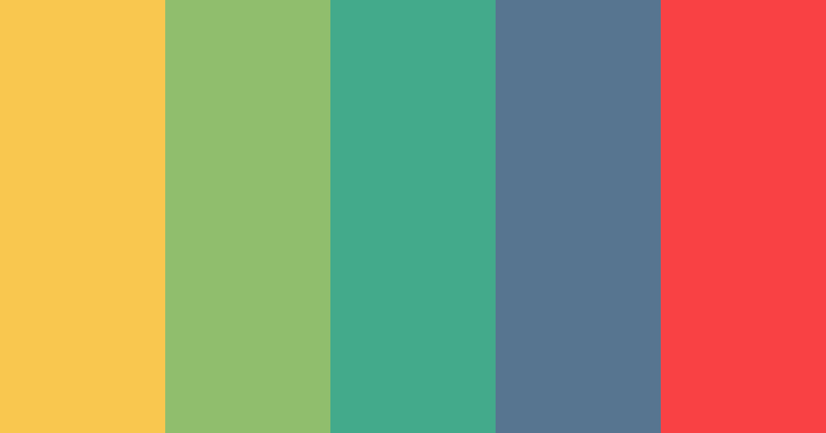 Download vivid colors color palette PNG image (landscape)
