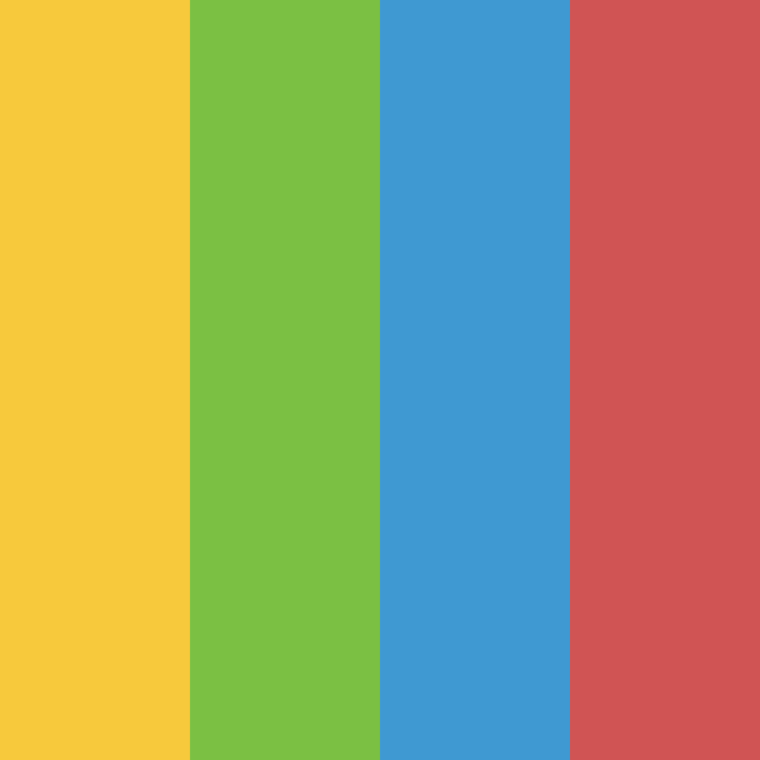 Download brilliant colors color palette PNG image (square)