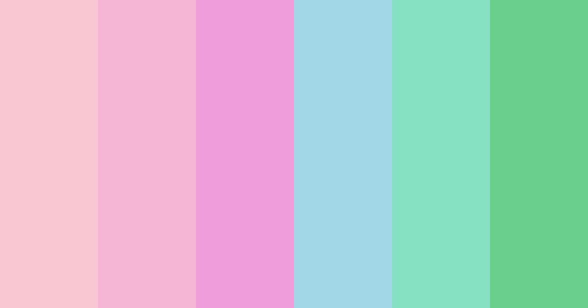 Download whimsical hues color palette PNG image (landscape)