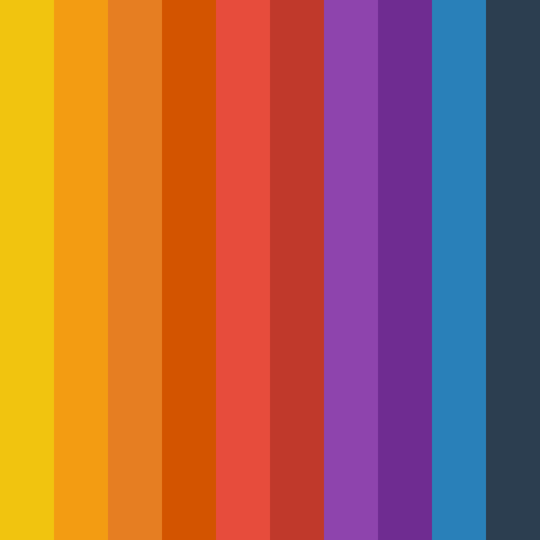 Download vivid yellow color palette PNG image (square)
