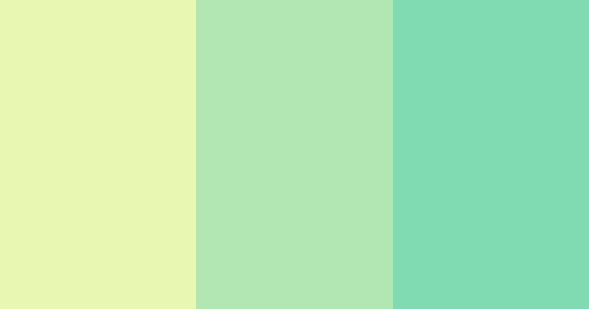 Download light green color palette PNG image (landscape)