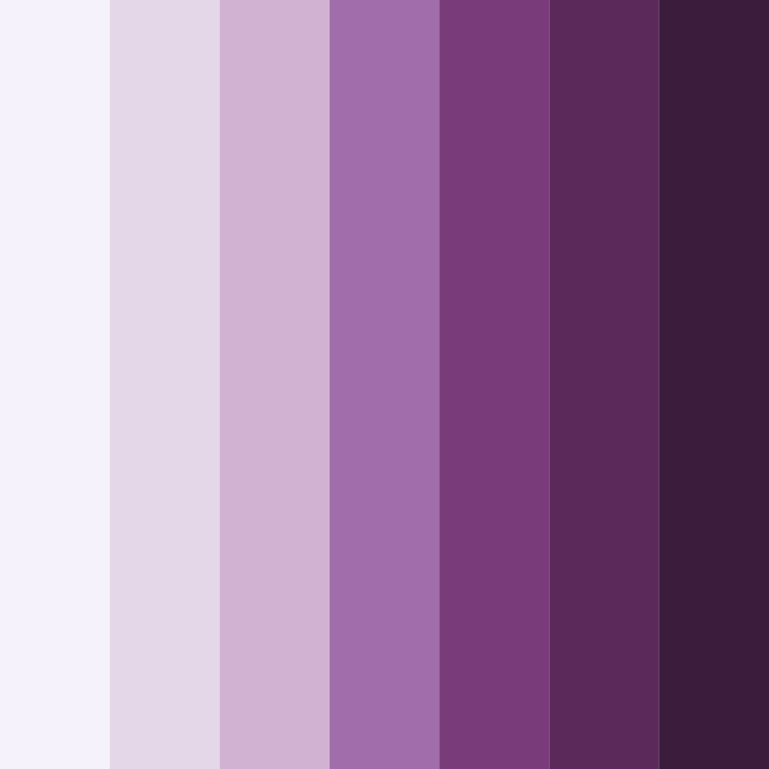 Download whimsical lilac dreams color palette PNG image (square)