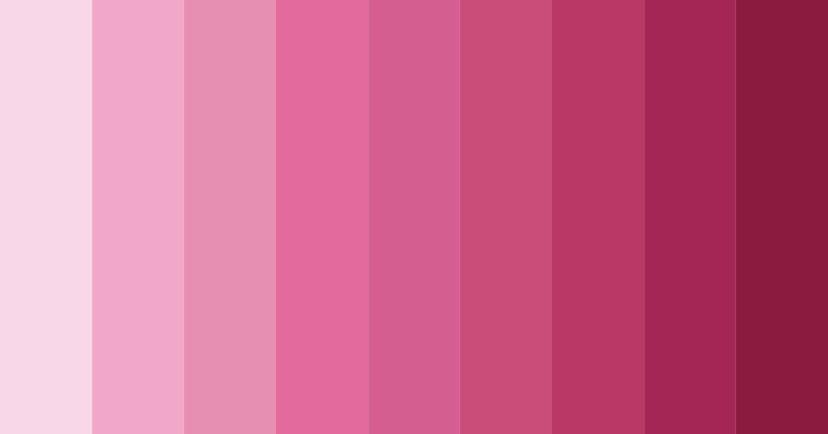 Download pink macaron color palette PNG image (landscape)