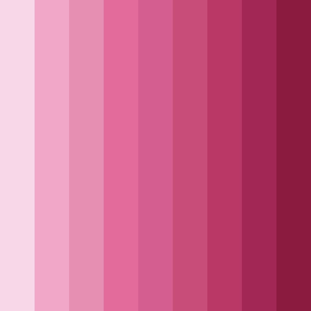 Download pink macaron color palette PNG image (square)