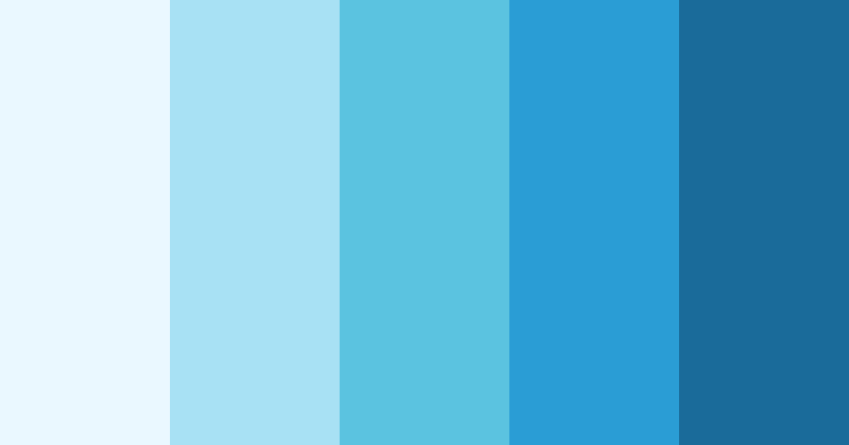Download blue breeze color palette PNG image (landscape)