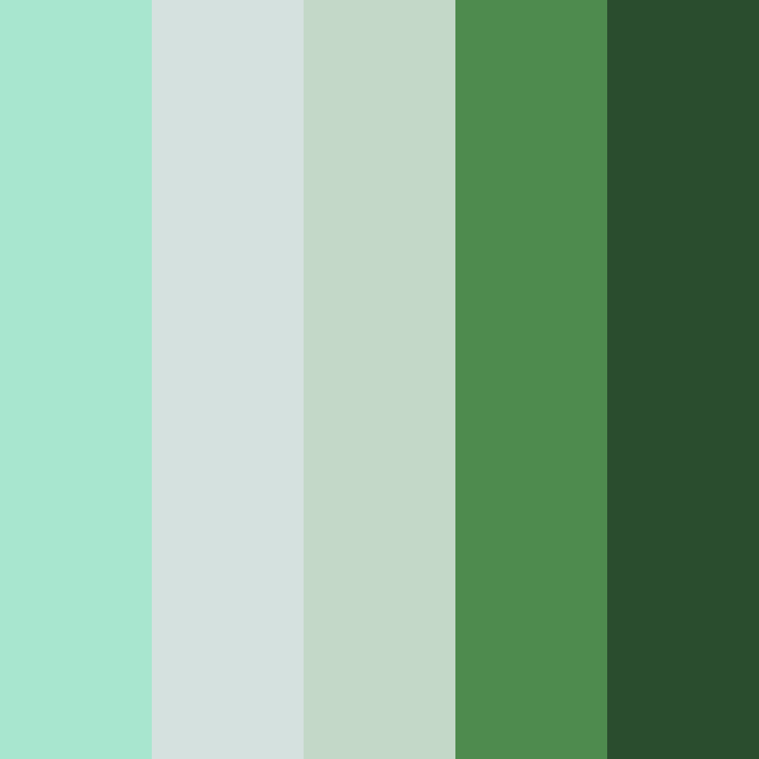 Download whispers of the woods color palette PNG image (square)