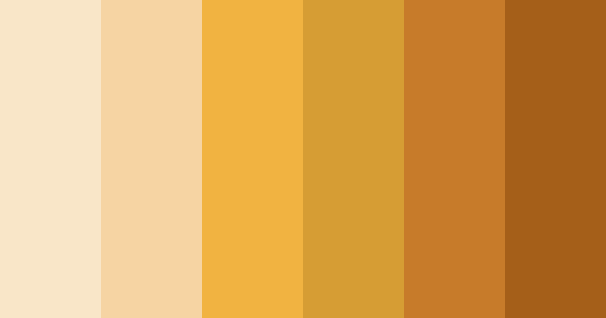 Download golden chicken color palette PNG image (landscape)