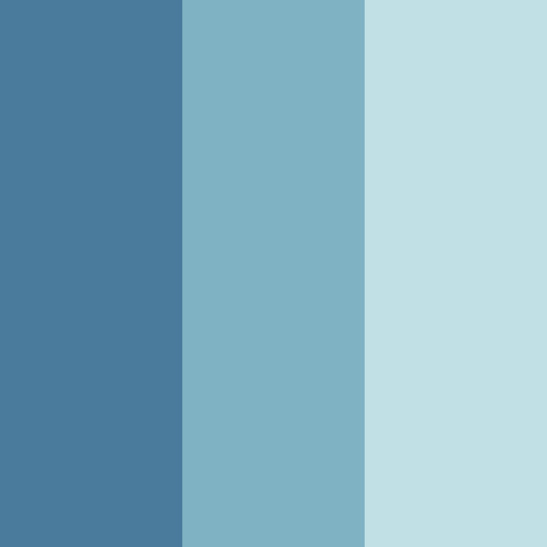 Download blue ocean color palette PNG image (square)