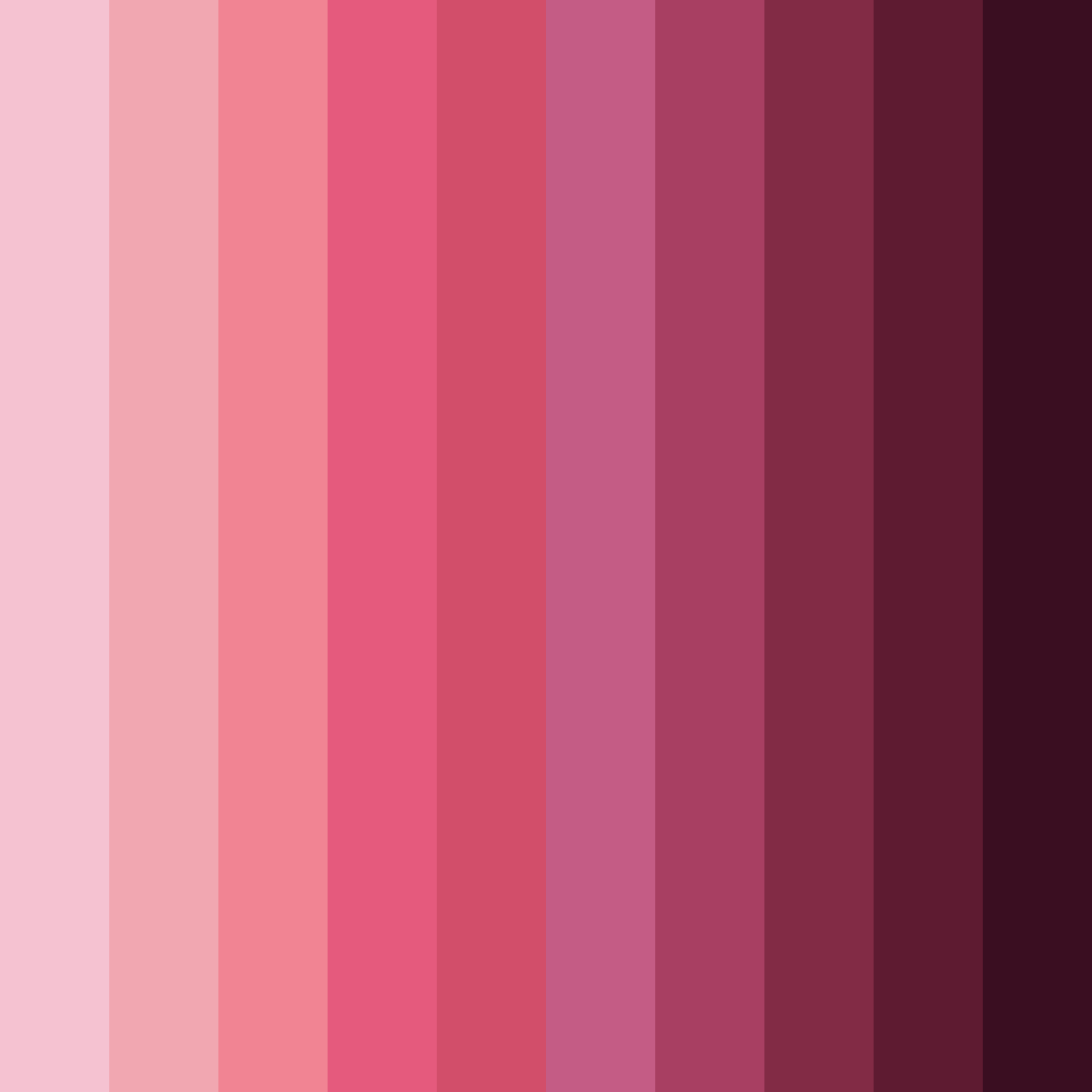 Download shades of rosa color palette PNG image (square)