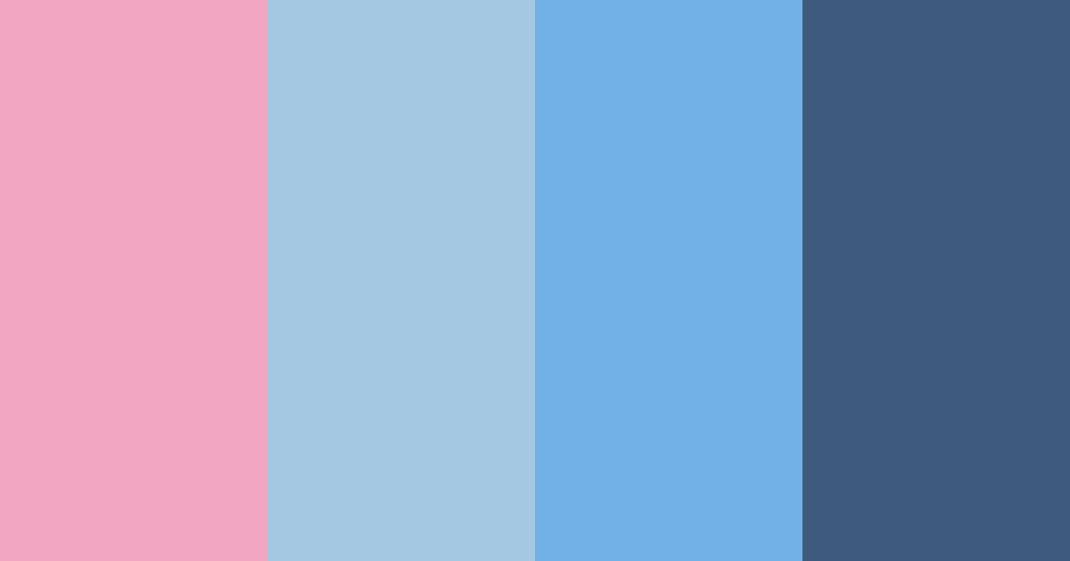 Download pink blue dream color palette PNG image (landscape)