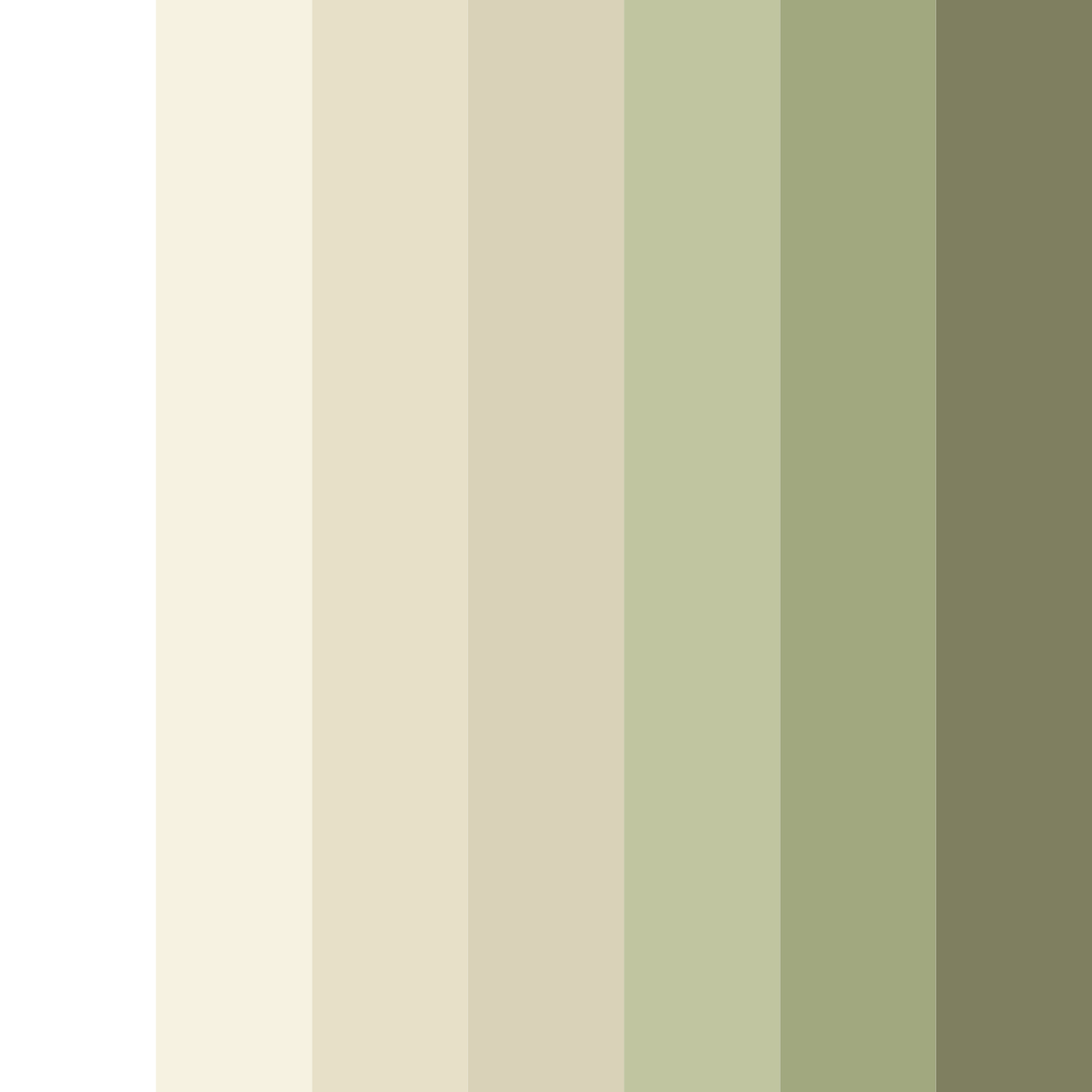 Download ivory shades color palette PNG image (square)