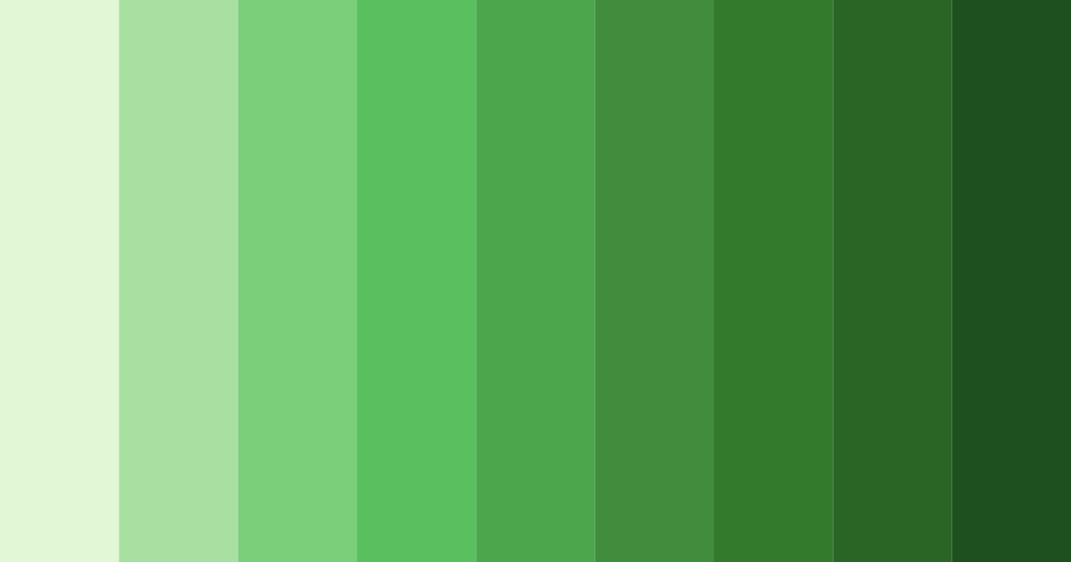Download verdant vitality color palette PNG image (landscape)