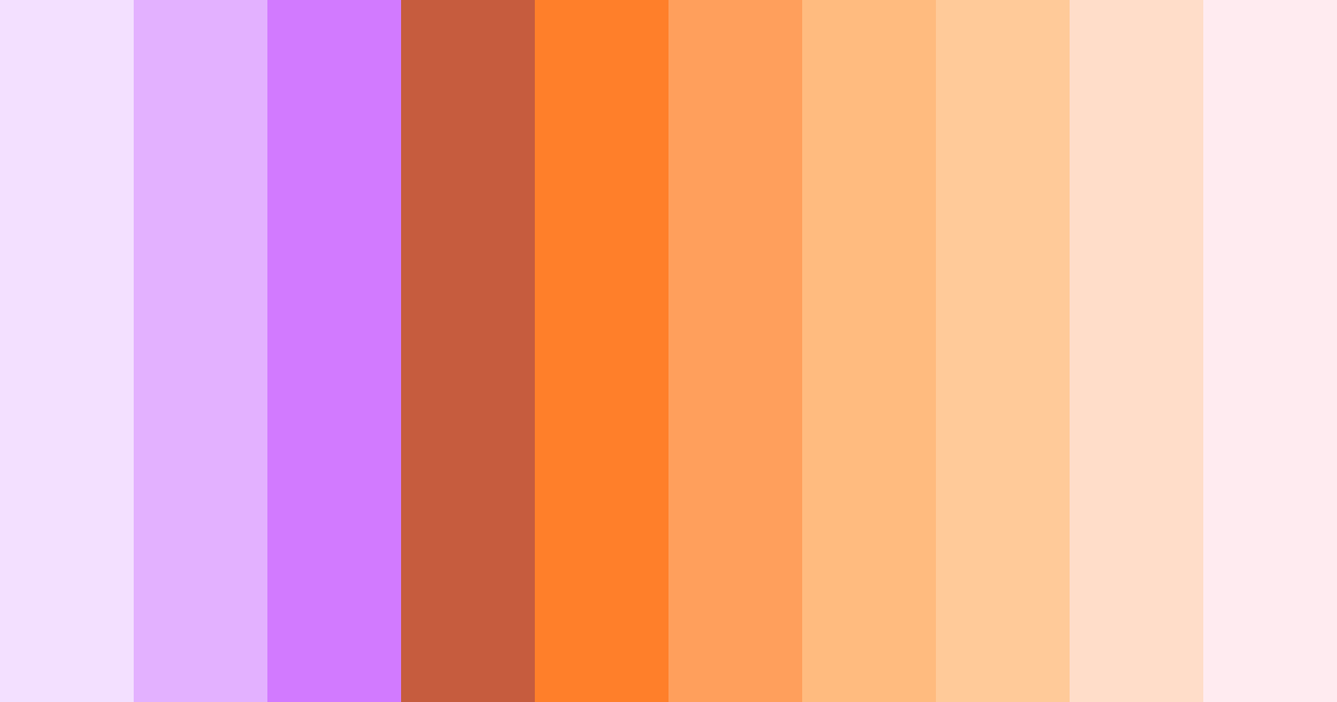Download purple sunset color palette PNG image (landscape)