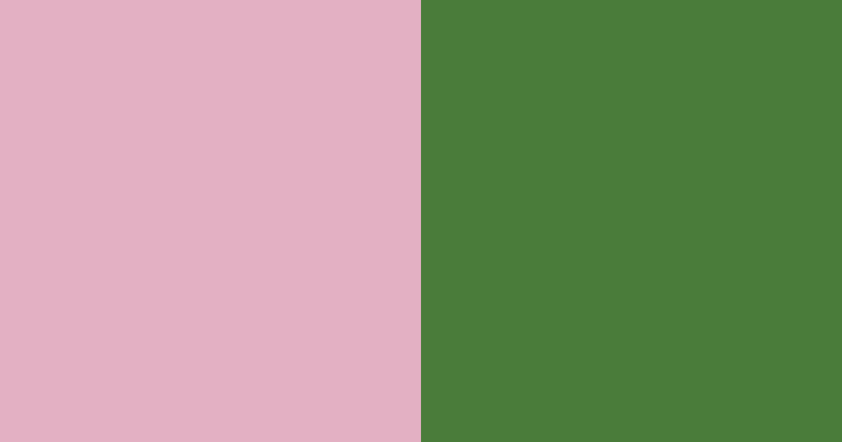 Download moss green and pink color palette PNG image (landscape)