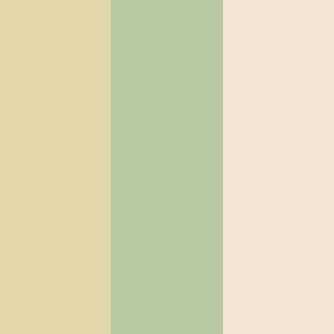 Download muted gold and sage color palette PNG image (square)