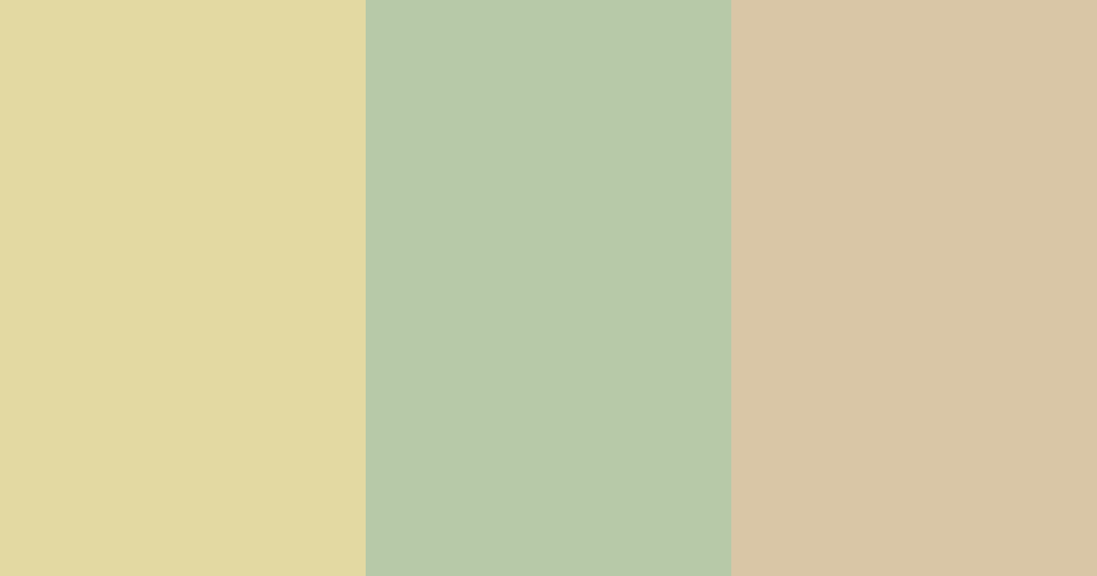 Download sage whispered gold color palette PNG image (landscape)