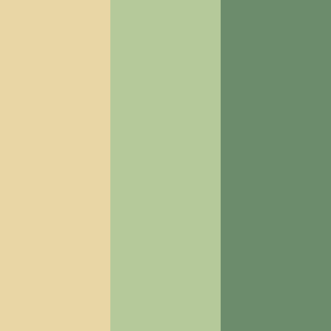 Download muted gold and sage green color palette PNG image (square)