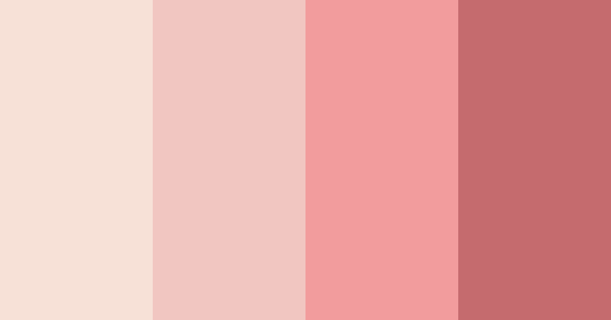 Download soft pink wedding color palette PNG image (landscape)