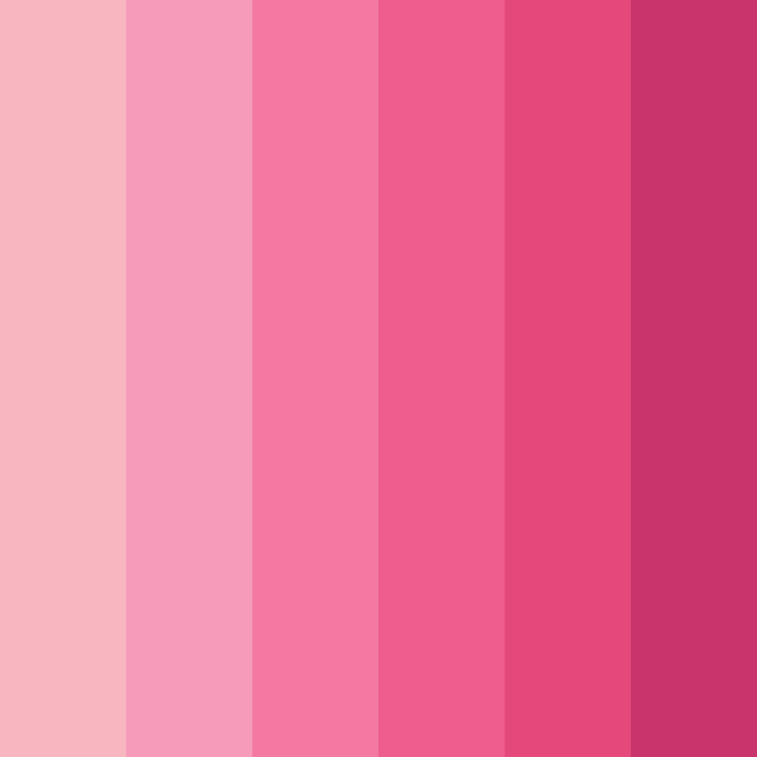 Download tropical blush color palette PNG image (square)