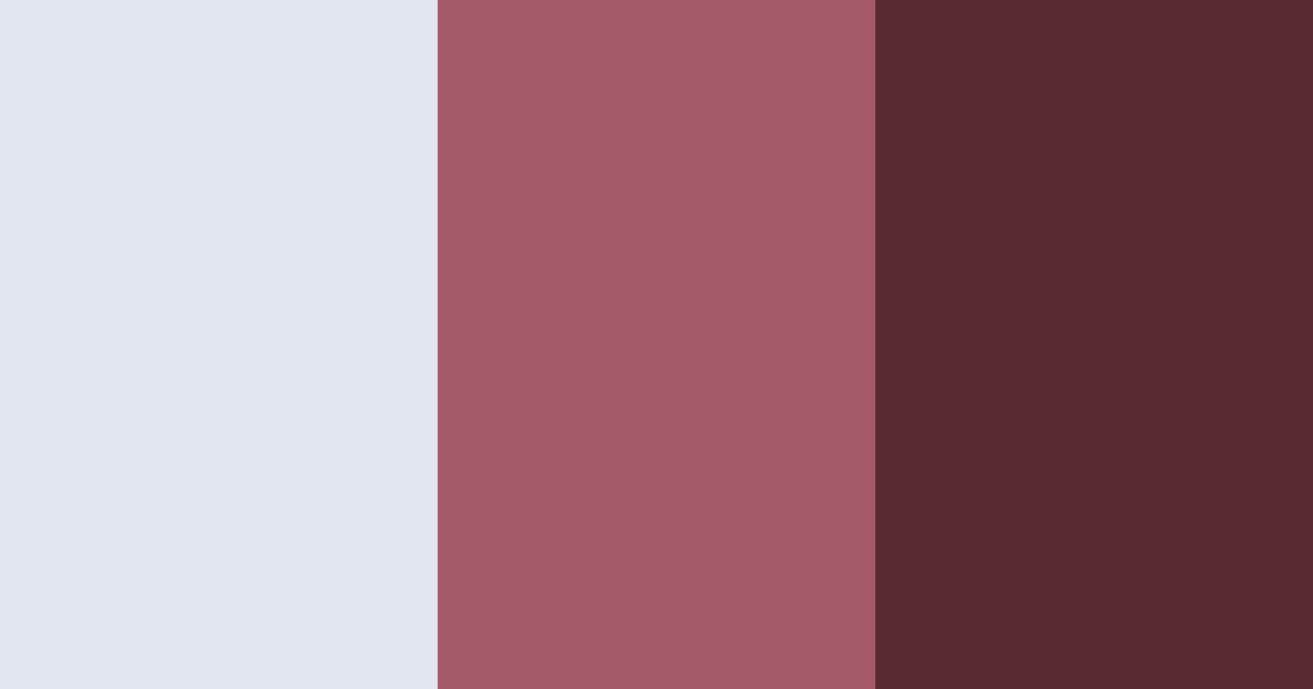 Download dusty blue and burgundy color palette PNG image (landscape)
