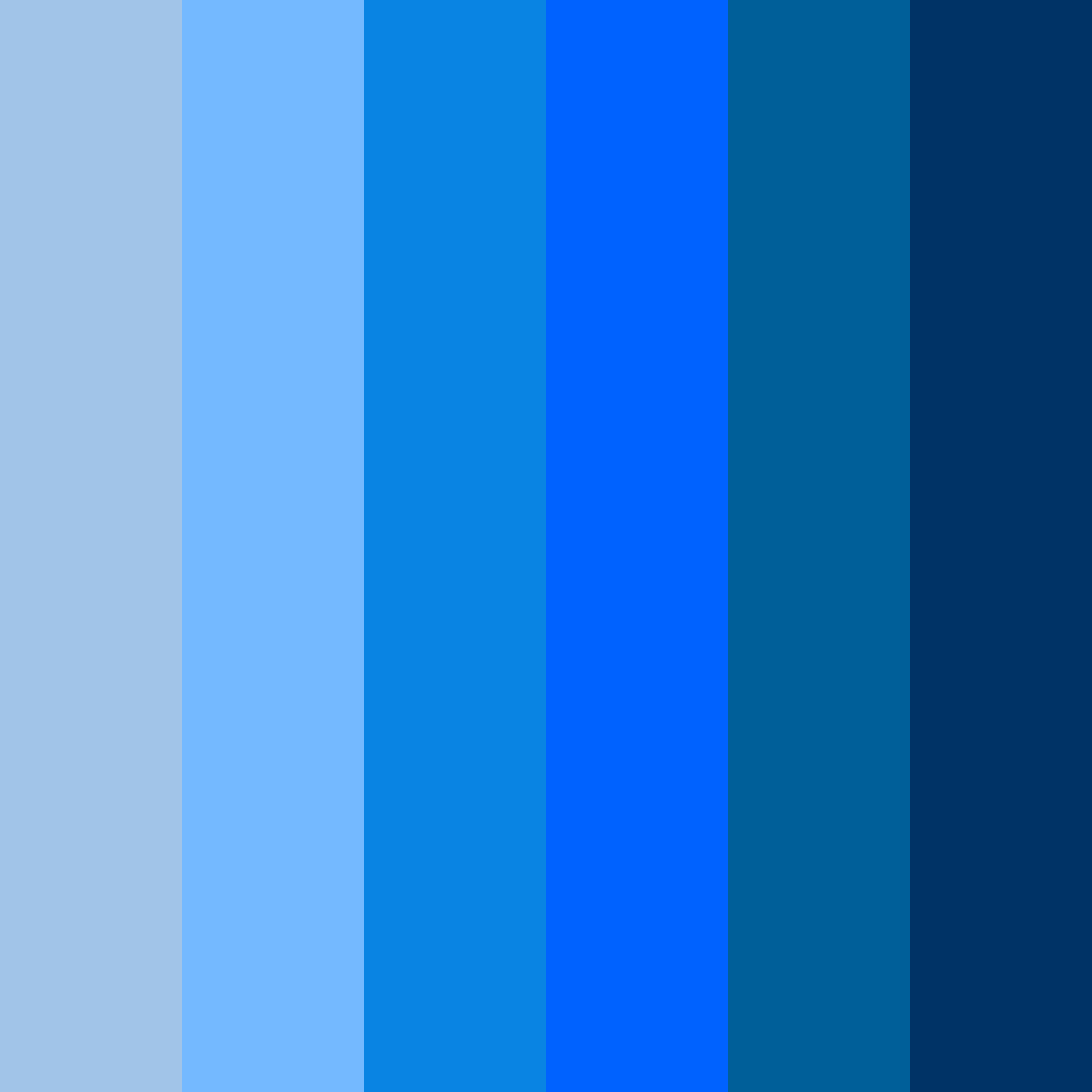 Download blue ocean color palette PNG image (square)