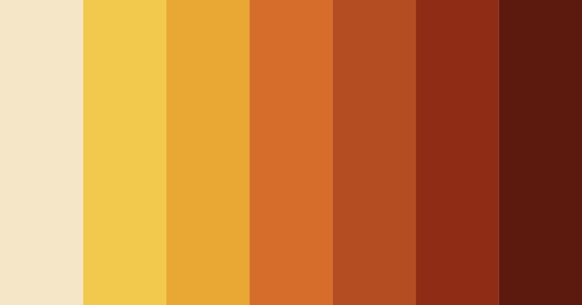 Download orange china color palette PNG image (landscape)