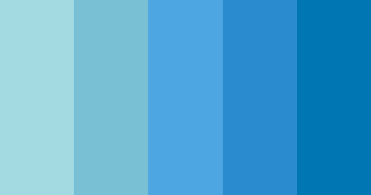 Download azure dreams color palette PNG image (landscape)