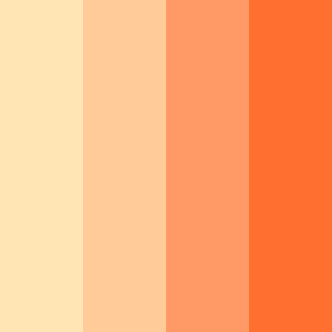 Download peachy serenade color palette PNG image (square)