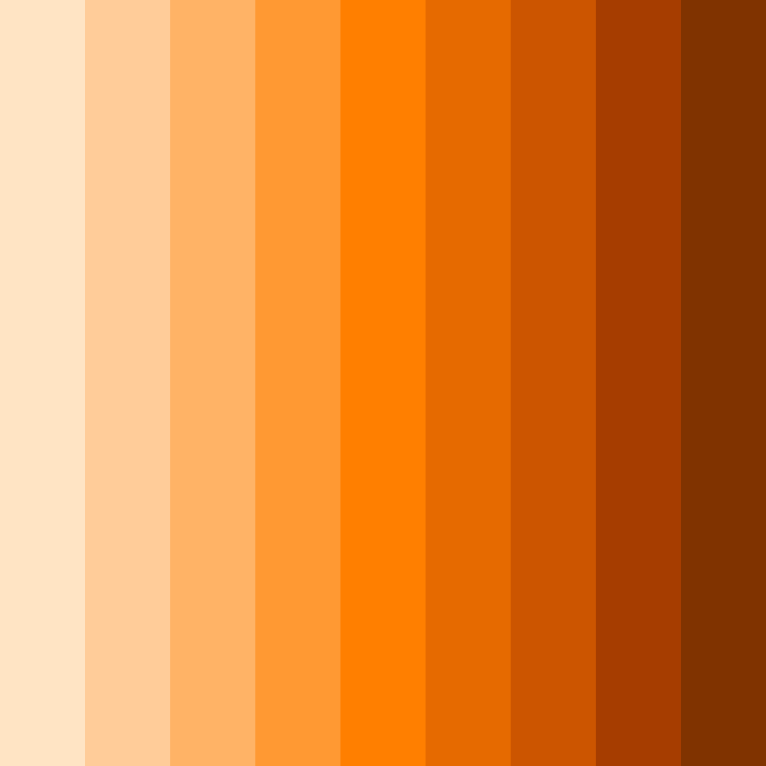 Download sunset blush color palette PNG image (square)