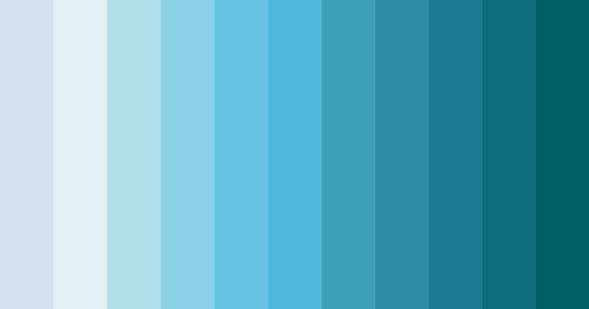 Download aqua horizon color palette PNG image (landscape)