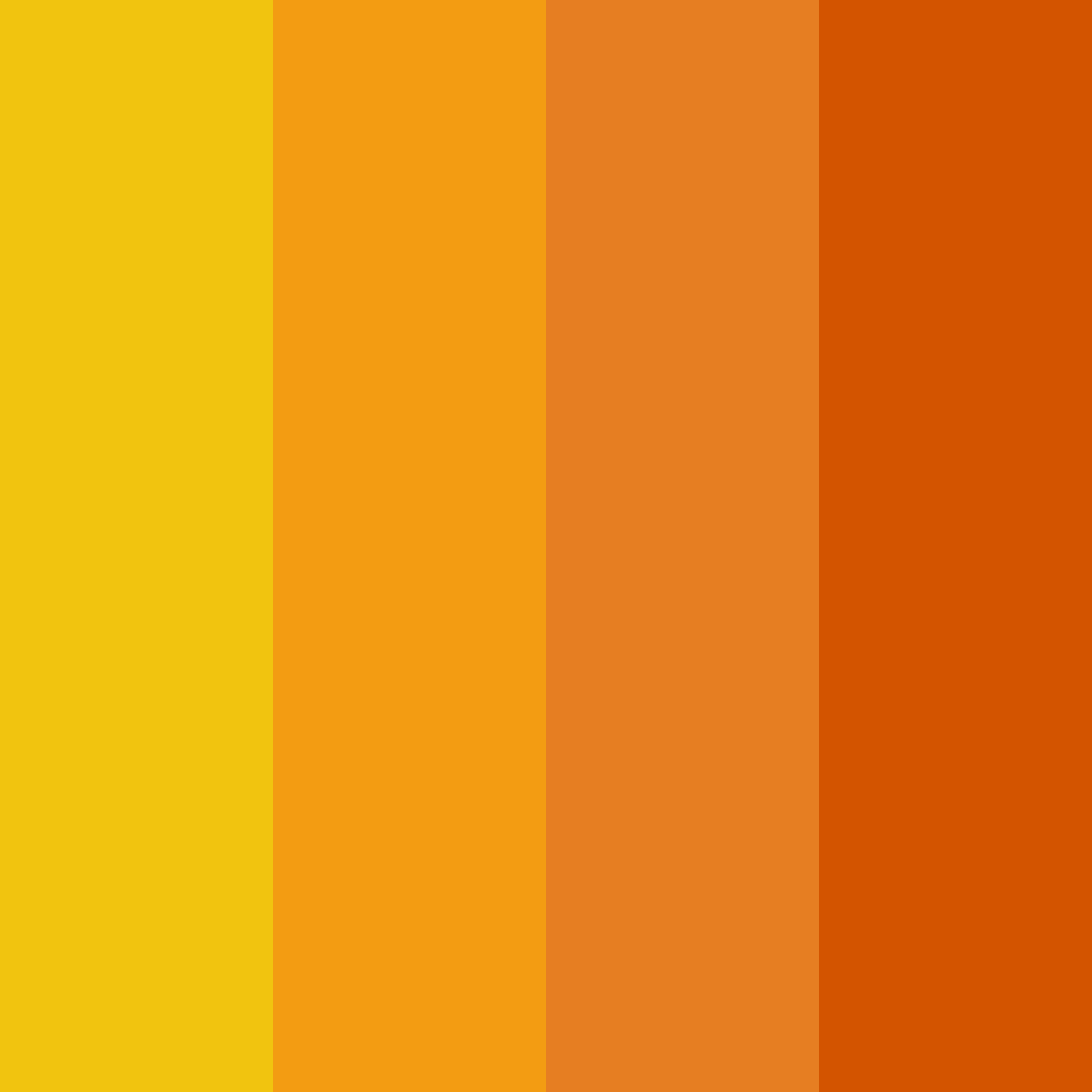 Download amber sunset color palette PNG image (square)