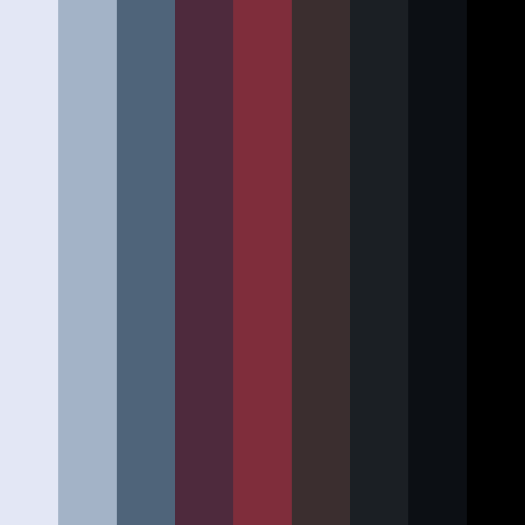 Download dark blue elegance color palette PNG image (square)