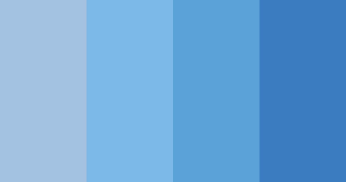 Download serene sky blues color palette PNG image (landscape)