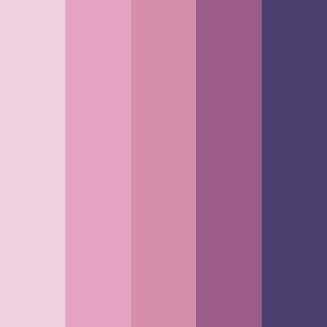 Download pink wonderland color palette PNG image (square)