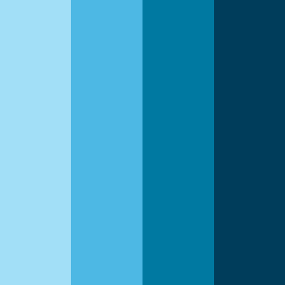 Download zafire blue color palette PNG image (square)