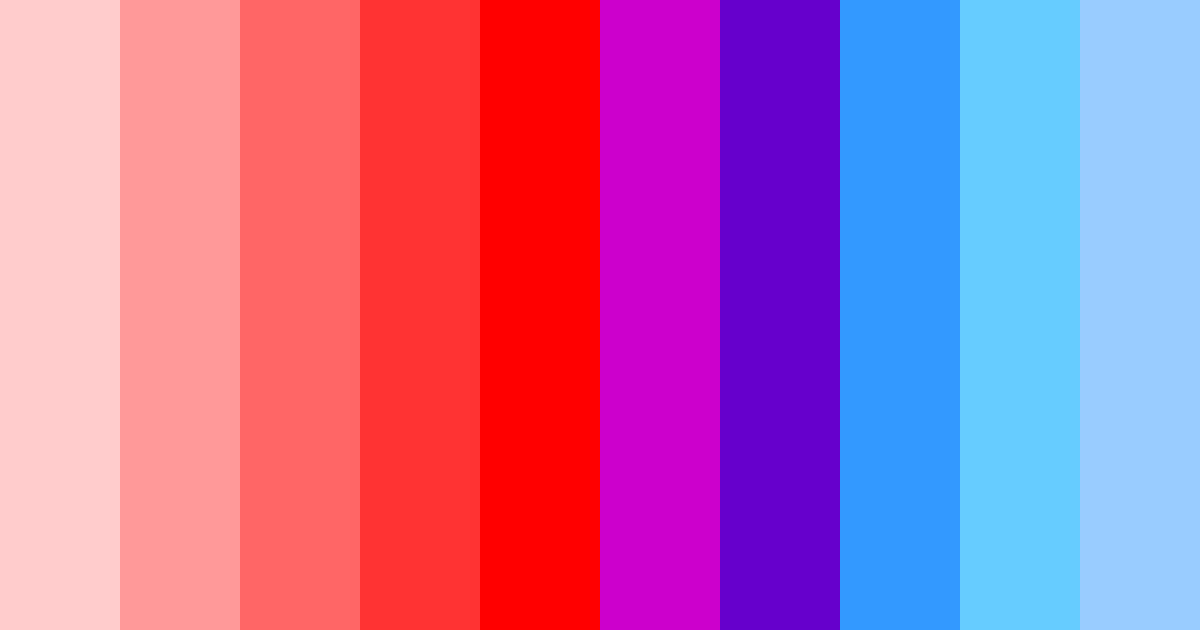 Download red to blue trend color palette PNG image (landscape)