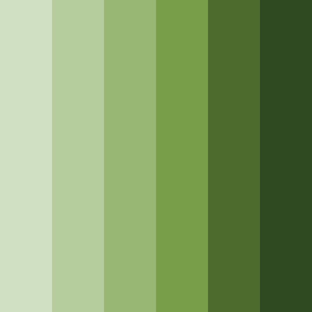 Download verdant whisper color palette PNG image (square)