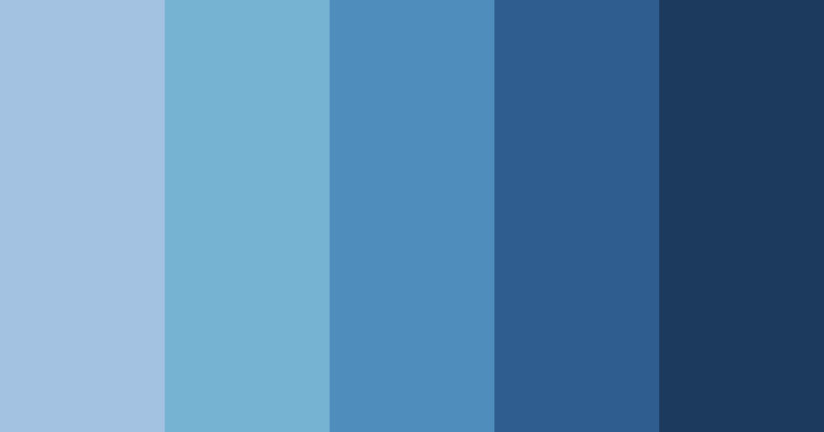 Download blue heaven color palette PNG image (landscape)