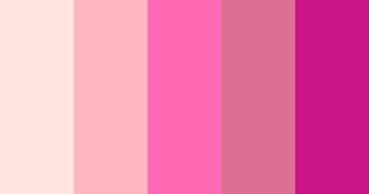 Download pink paradise color palette PNG image (landscape)