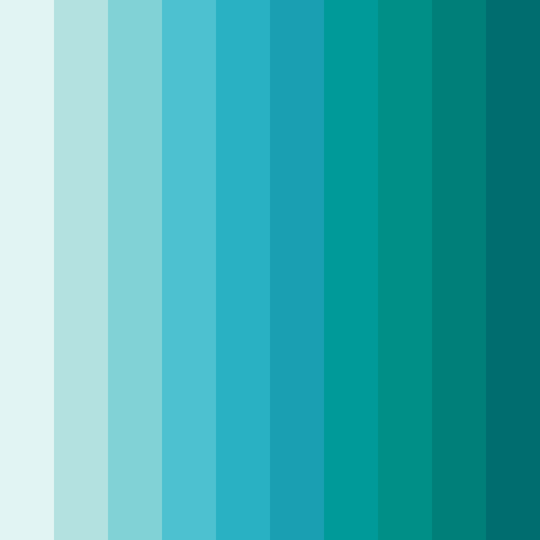 Download teal cloud color palette PNG image (square)