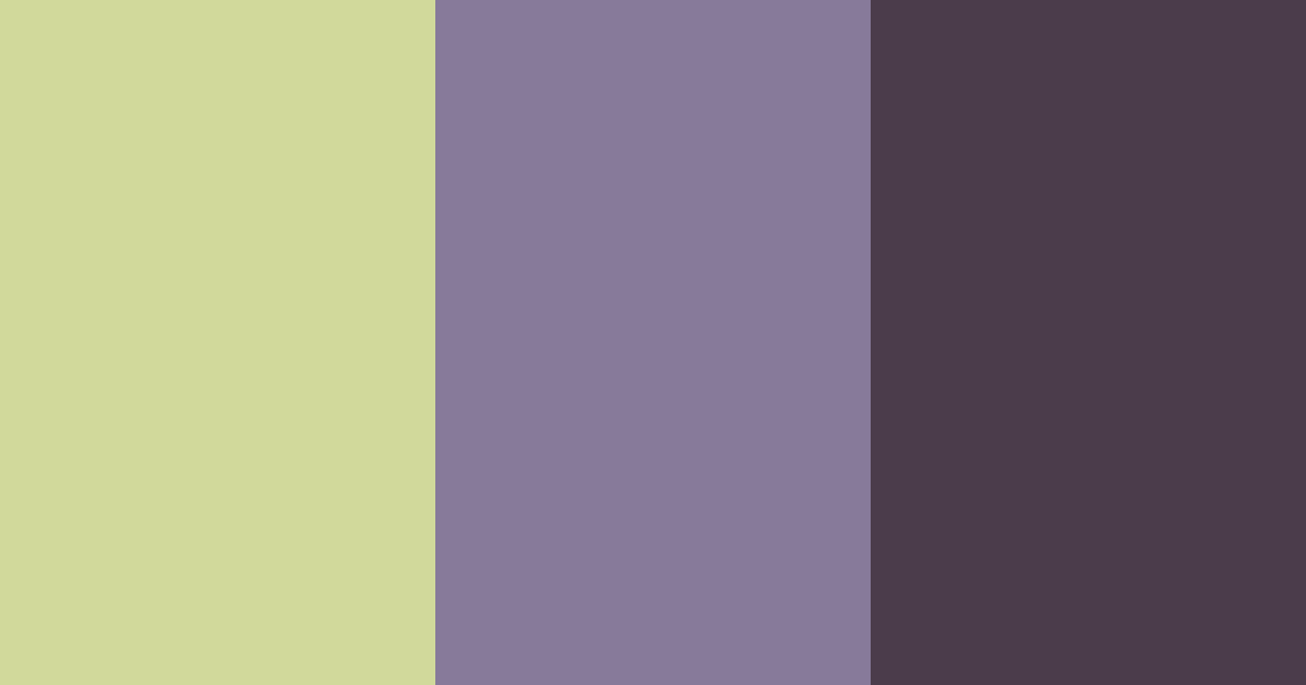 Download olive and dark purple harmony color palette PNG image (landscape)