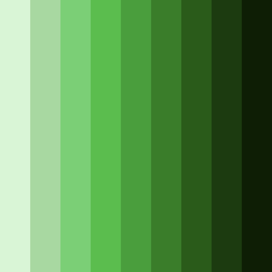 Download verdant haven color palette PNG image (square)