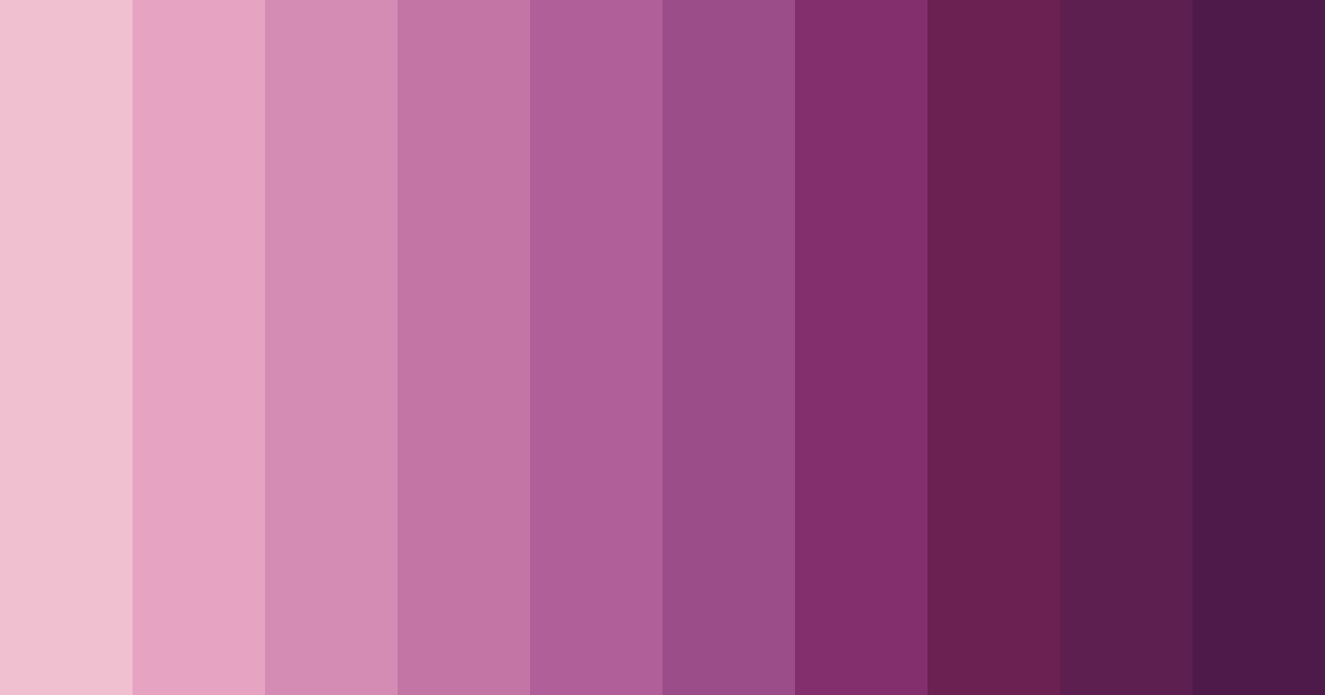 Download blushing twilight color palette PNG image (landscape)