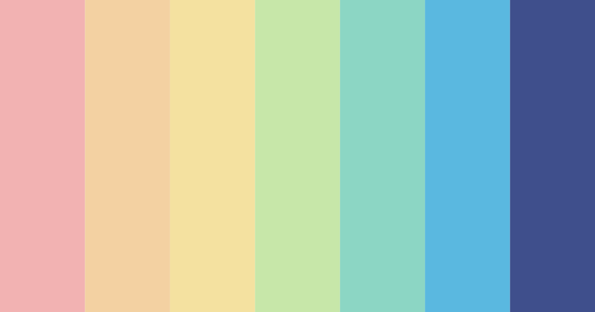 Download colorful fusion color palette PNG image (landscape)