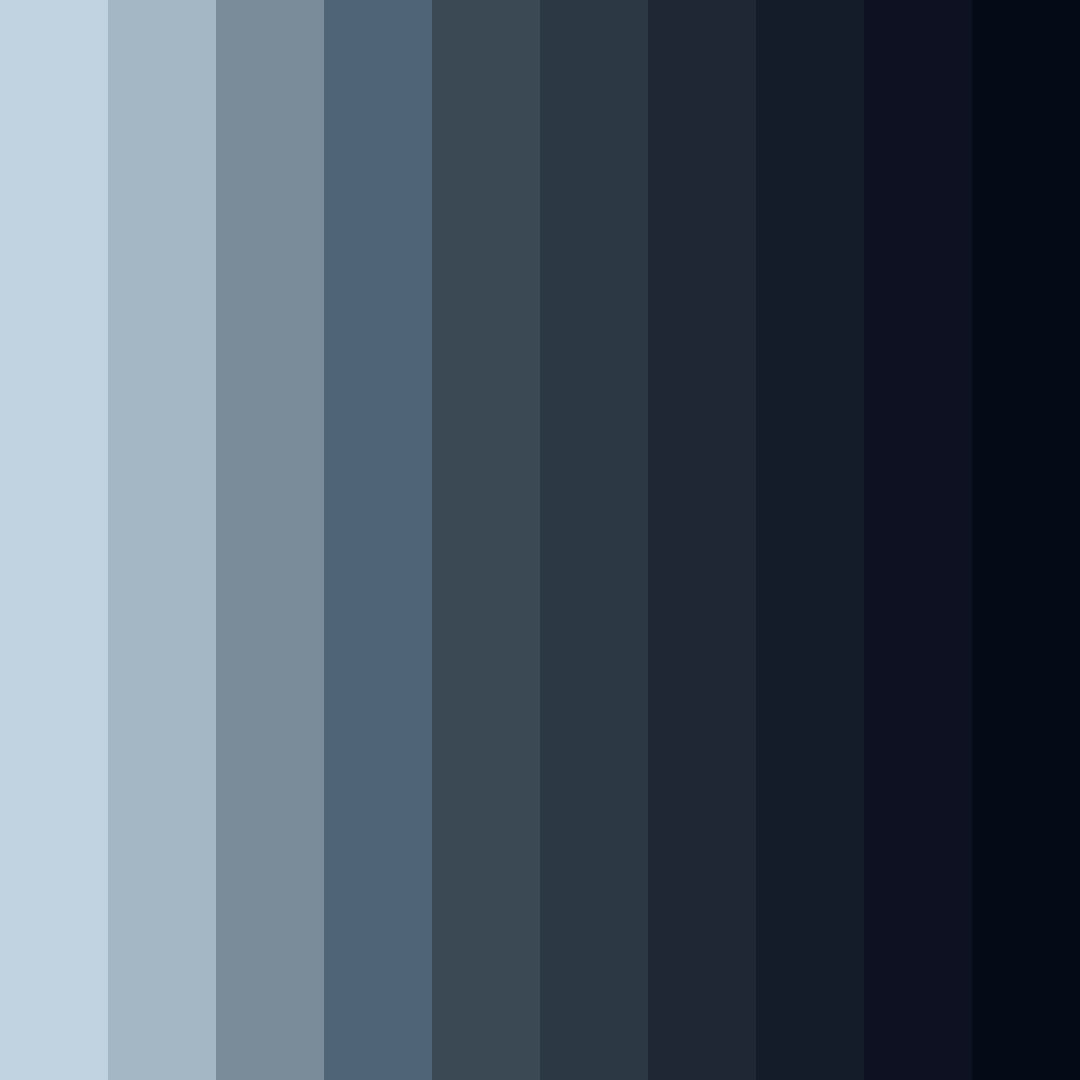 Download nocturne harmony color palette PNG image (square)